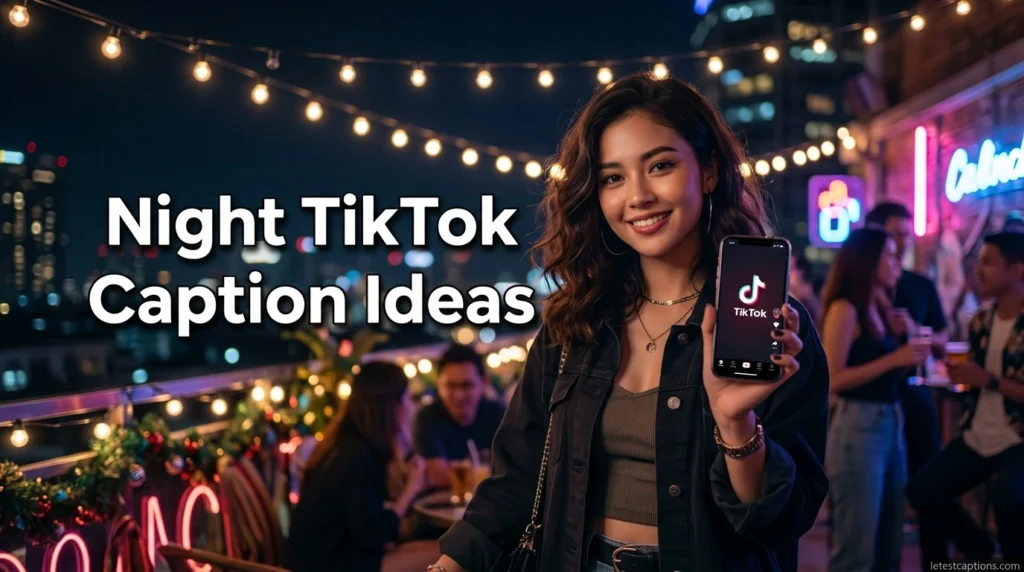 Night TikTok Caption Ideas
