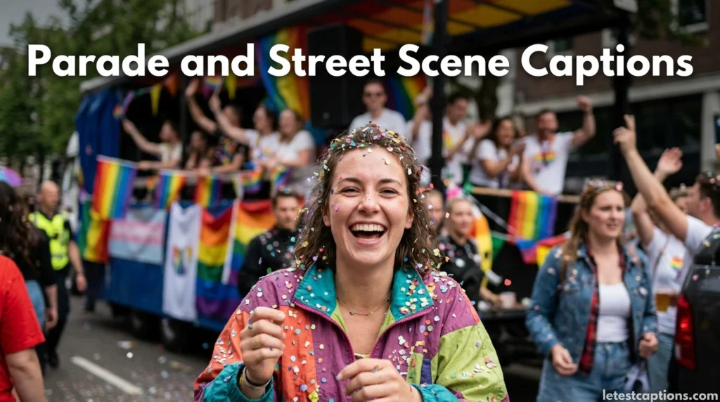 Parade and Street Scene Captions