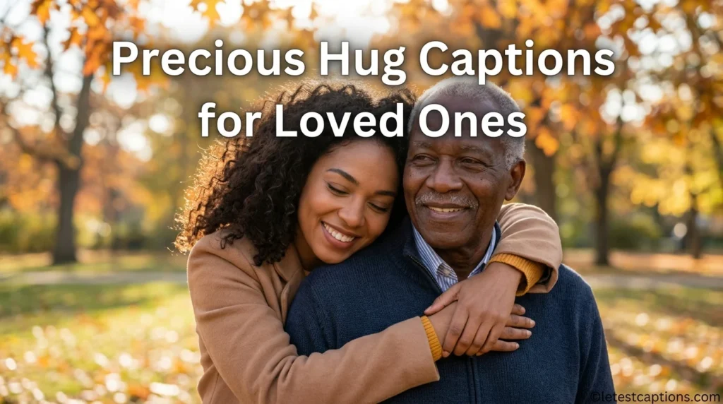 Precious Hug Captions for Loved Ones