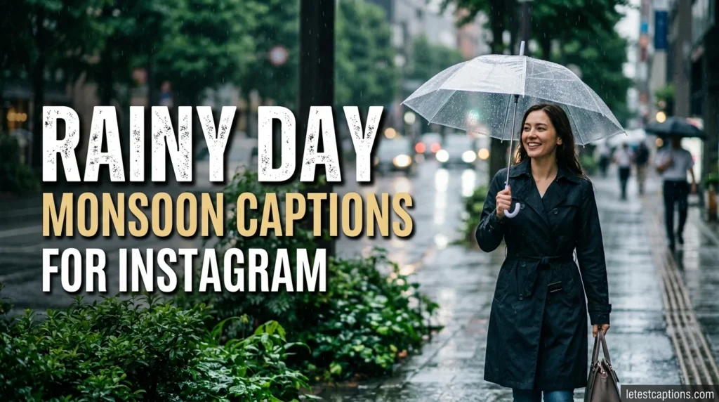Rainy Day Monsoon Captions for Instagram