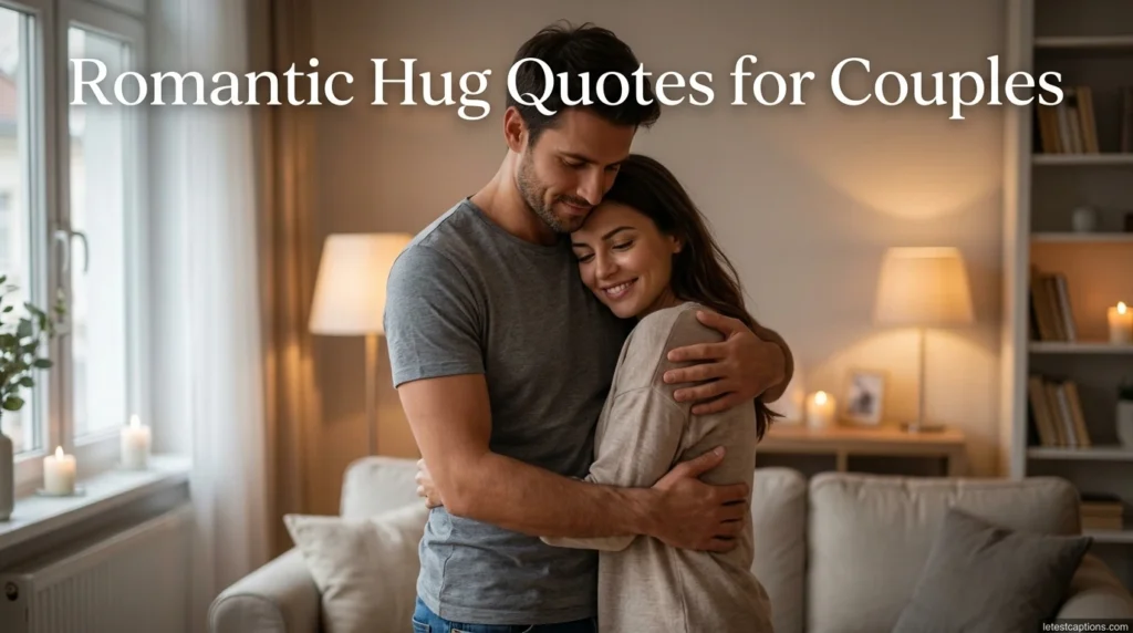 Romantic Hug Quotes for Couples