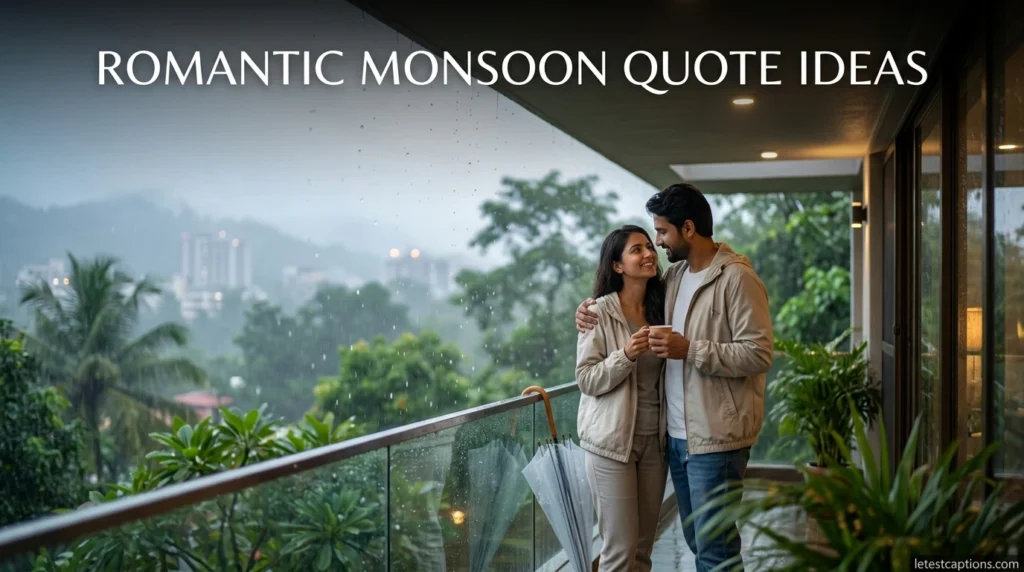 Romantic Monsoon Quote Ideas