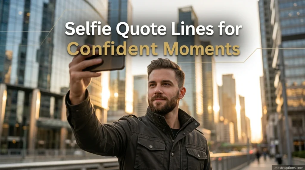 Selfie Quote Lines for Confident Moments