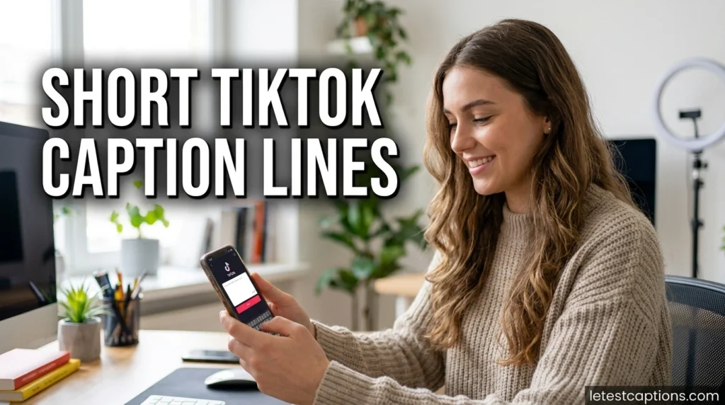 Short TikTok Caption Lines