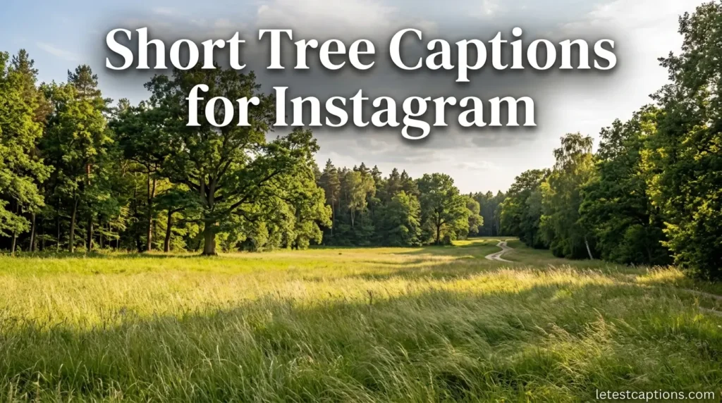 Short Tree Captions for Instagram