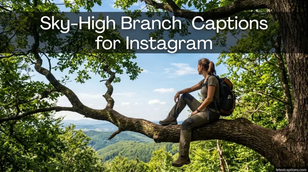 Sky-High Branch Captions for Instagram