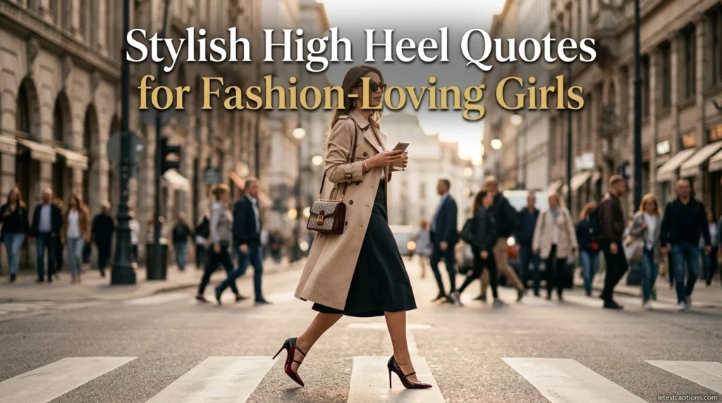 Stylish High Heel Quotes for Fashion-Loving Girls