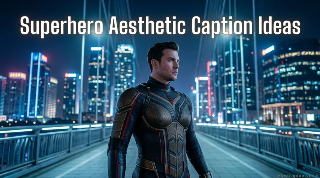 Superhero Aesthetic Caption Ideas