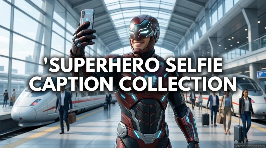 Superhero Selfie Caption Collection