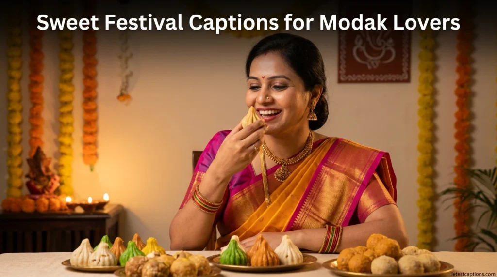 Sweet Festival Captions for Modak Lovers