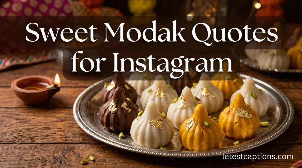Sweet Modak Quotes for Instagram