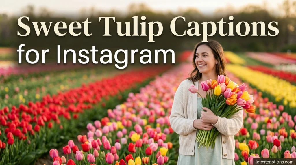 Sweet Tulip Captions for Instagram