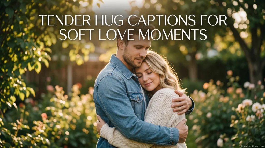 Tender Hug Captions for Soft Love Moments