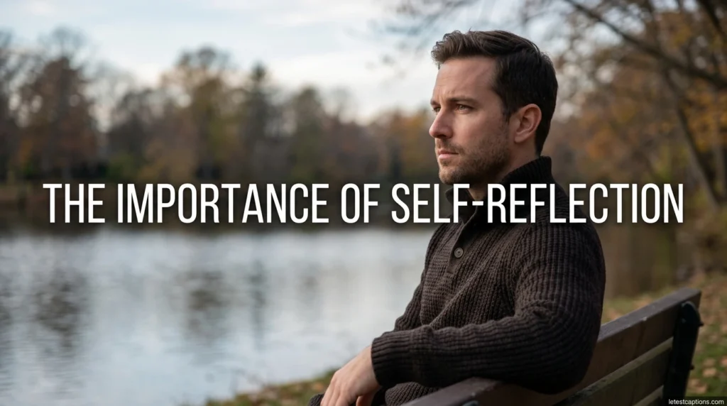 The Importance of Self-Reflection