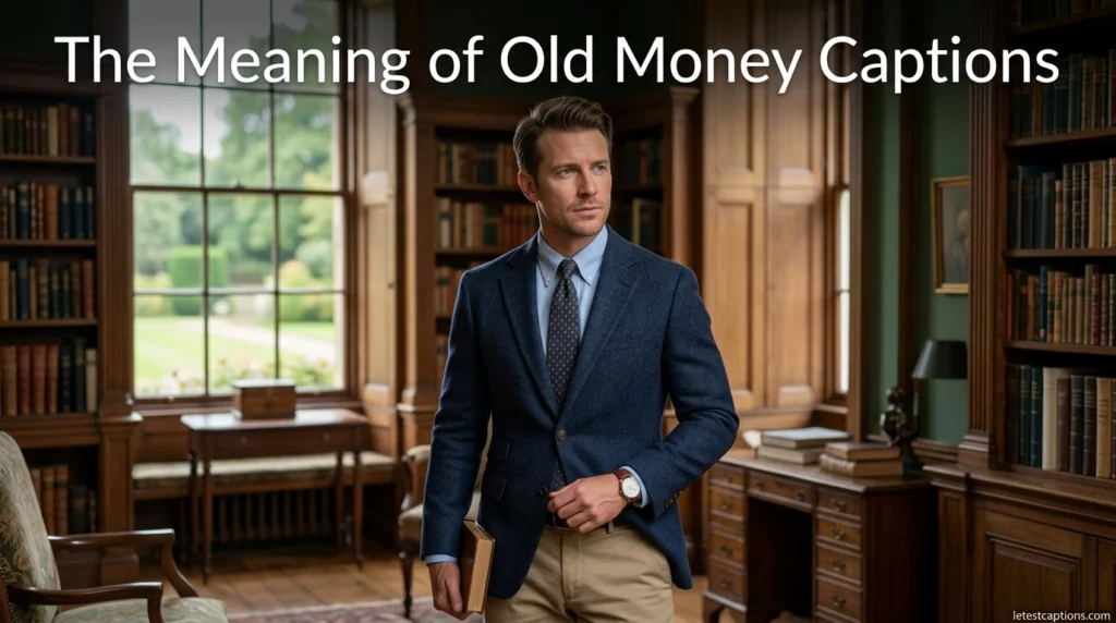 The Meaning of Old Money Captions