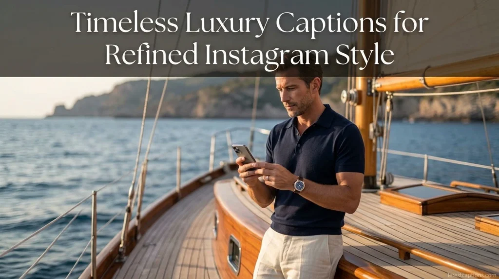 Timeless Luxury Captions for Refined Instagram Style