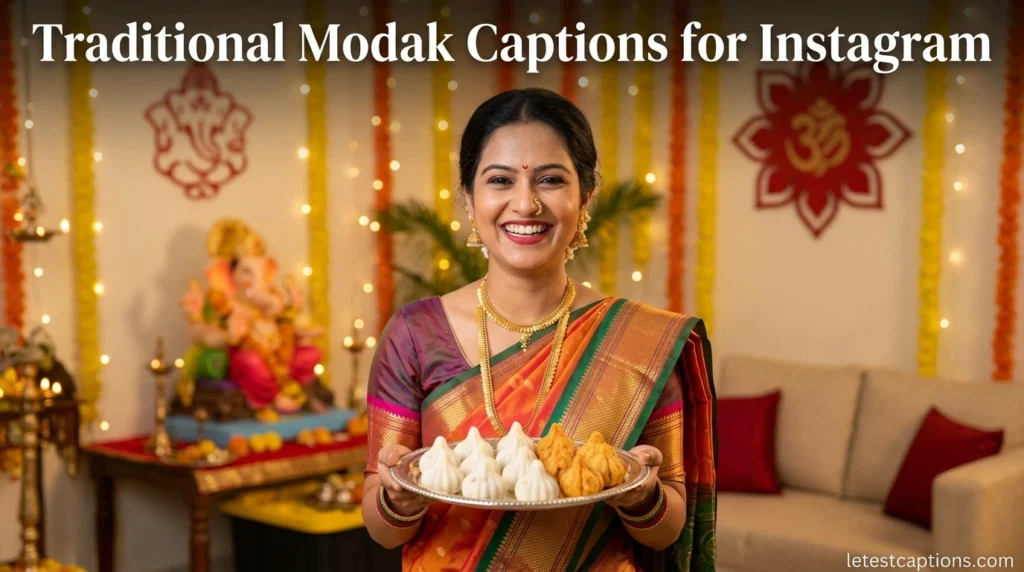 Traditional Modak Captions for Instagram