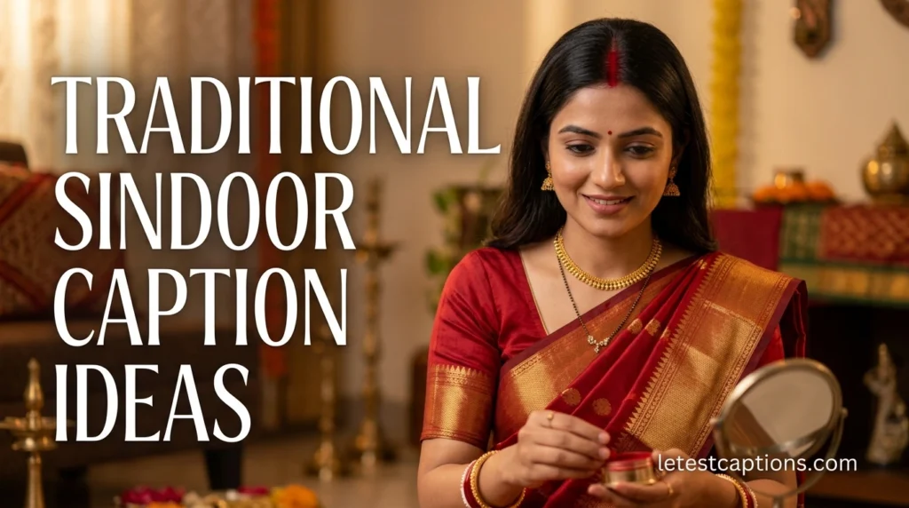 Traditional Sindoor Caption Ideas
