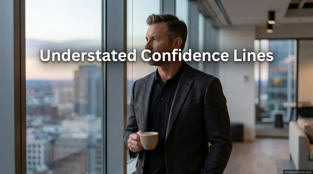 Understated Confidence Lines