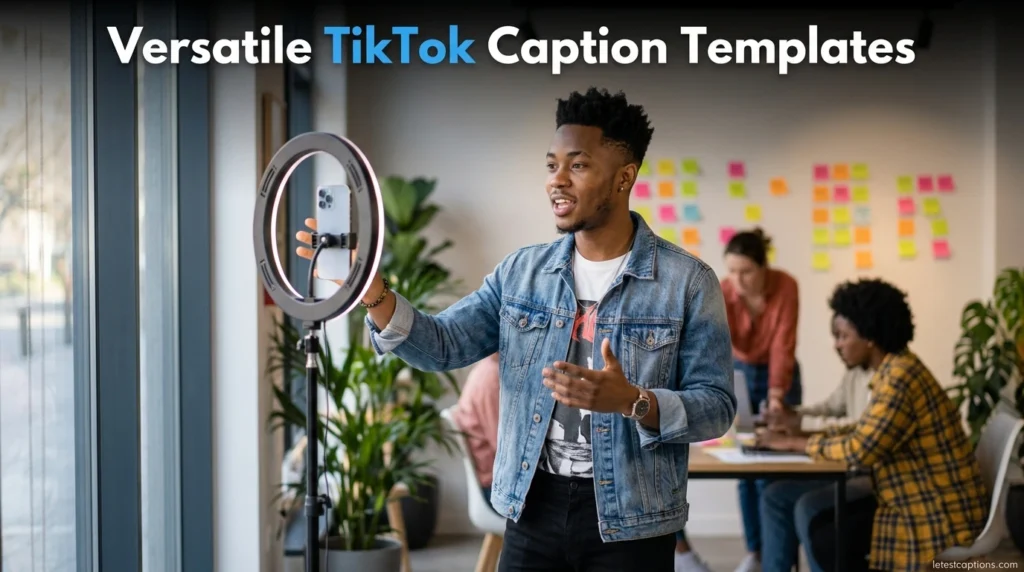 Versatile TikTok Caption Templates