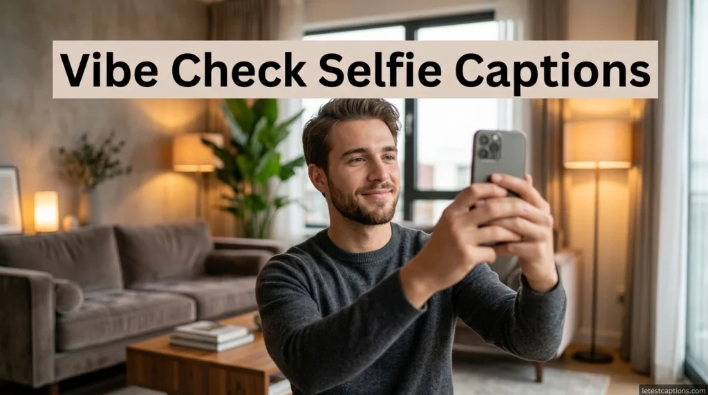 Vibe Check Selfie Captions