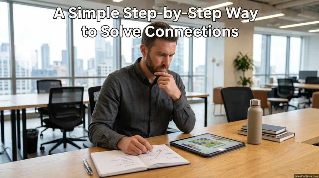 A Simple Step-by-Step Way to Solve Connections