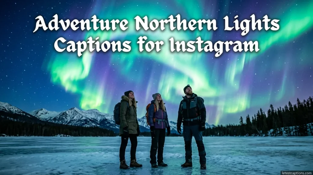 Adventure Northern Lights Captions for Instagram
