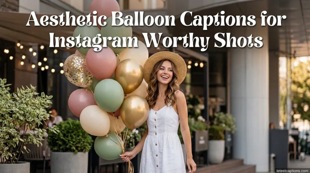 Aesthetic Balloon Captions for Instagram Worthy Shots