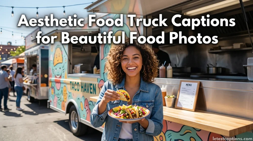 Aesthetic Food Truck Captions for Beautiful Food Photos