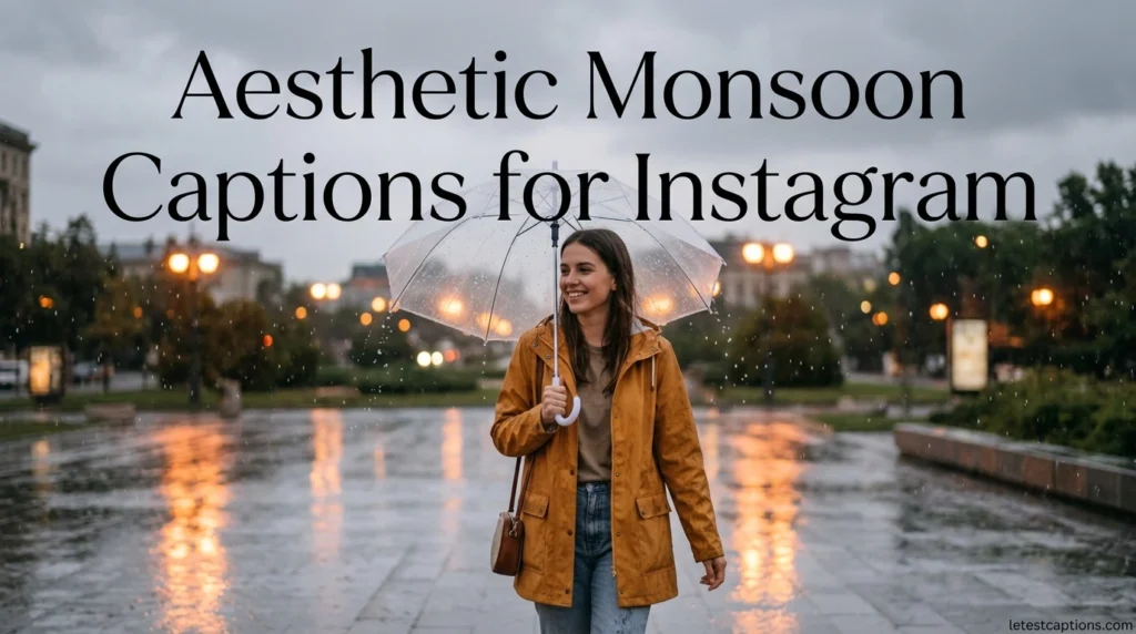 Aesthetic Monsoon Captions for Instagram