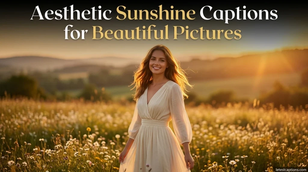 Aesthetic Sunshine Captions for Beautiful Pictures
