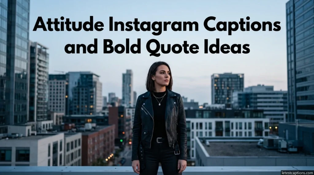 Attitude Instagram Captions and Bold Quote Ideas