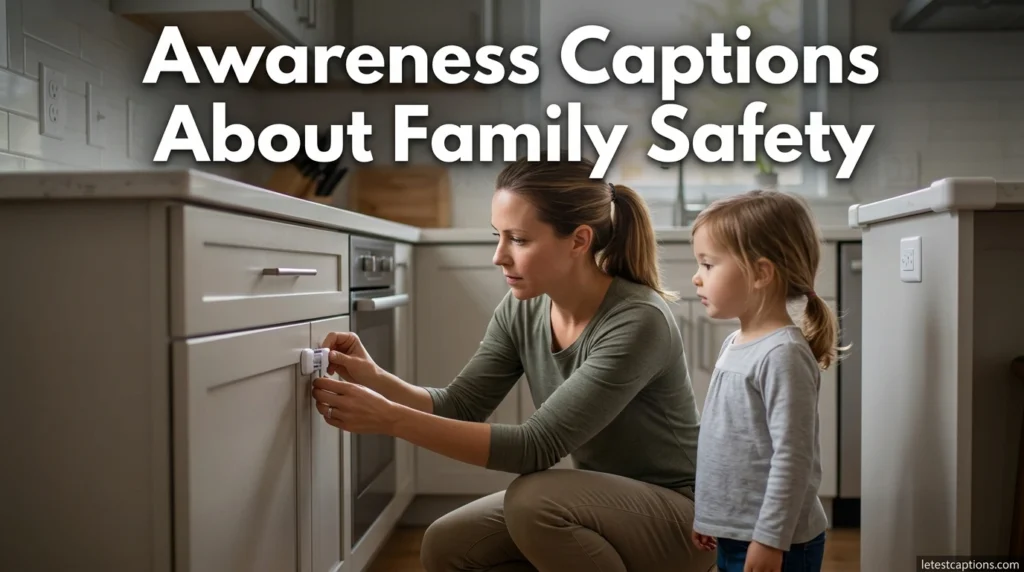 Awareness Captions About Family Safety