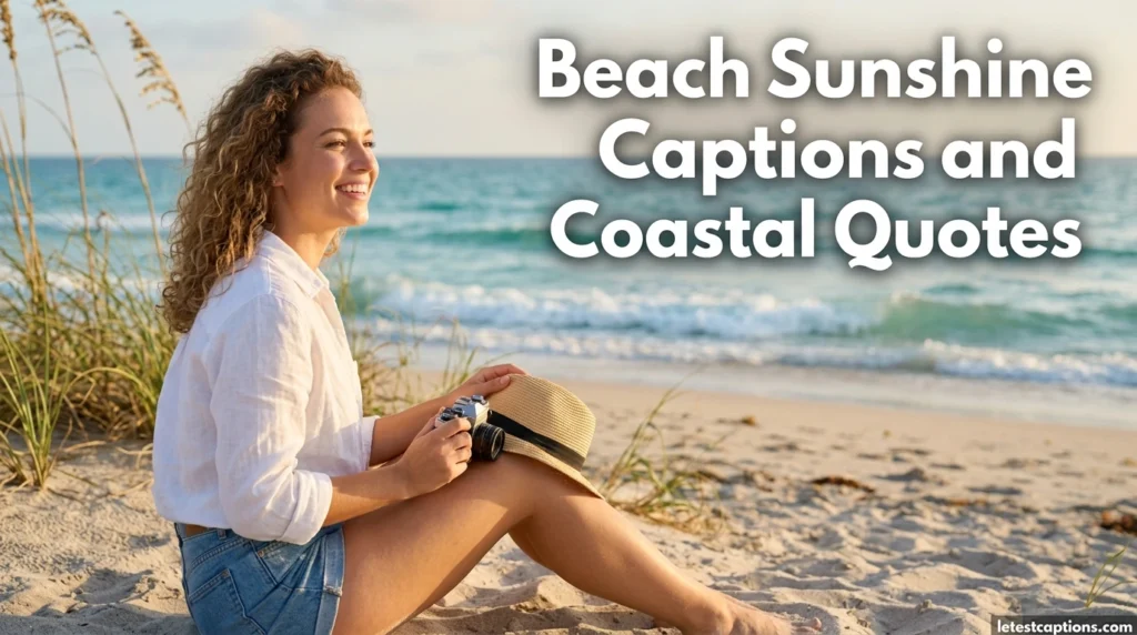 Beach Sunshine Captions and Coastal Quotes
