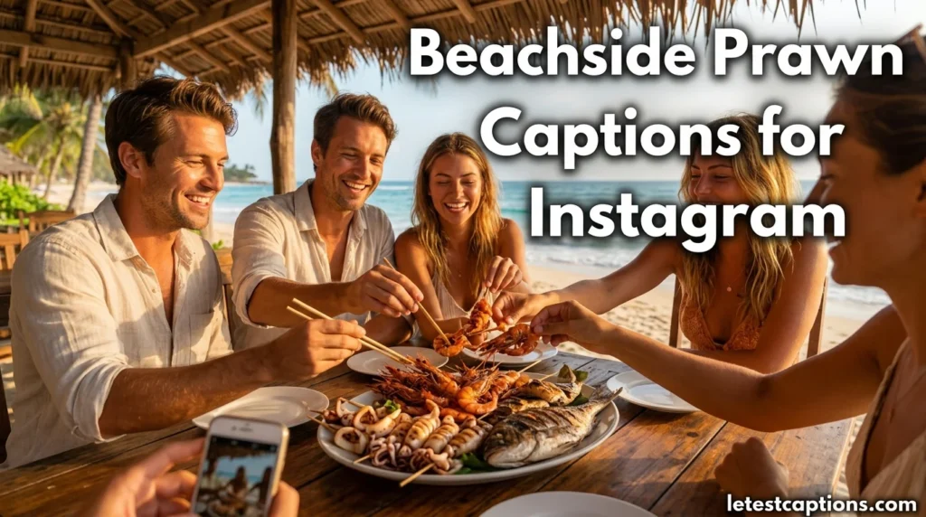 Beachside Prawn Captions for Instagram