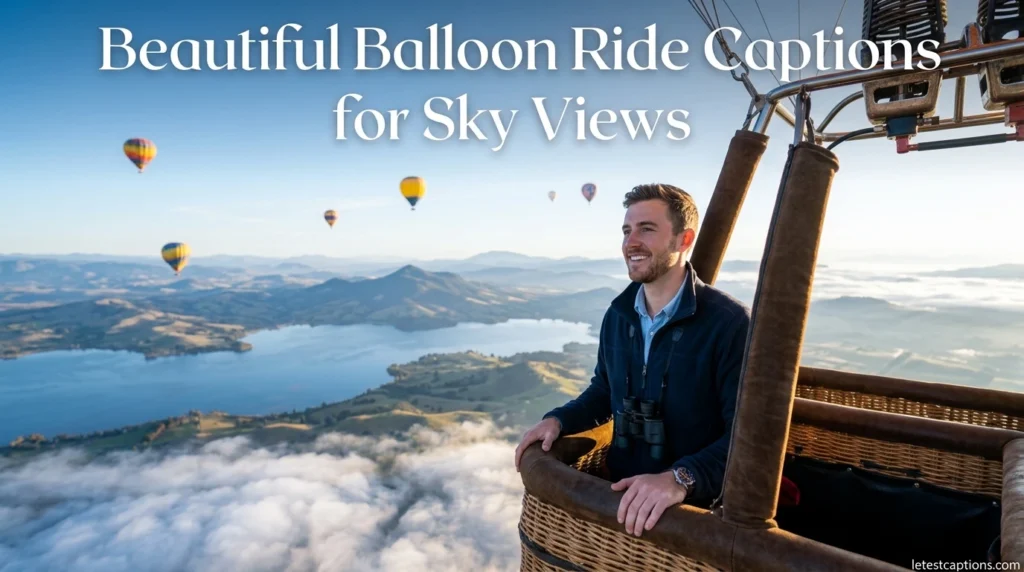 Beautiful Balloon Ride Captions for Sky Views