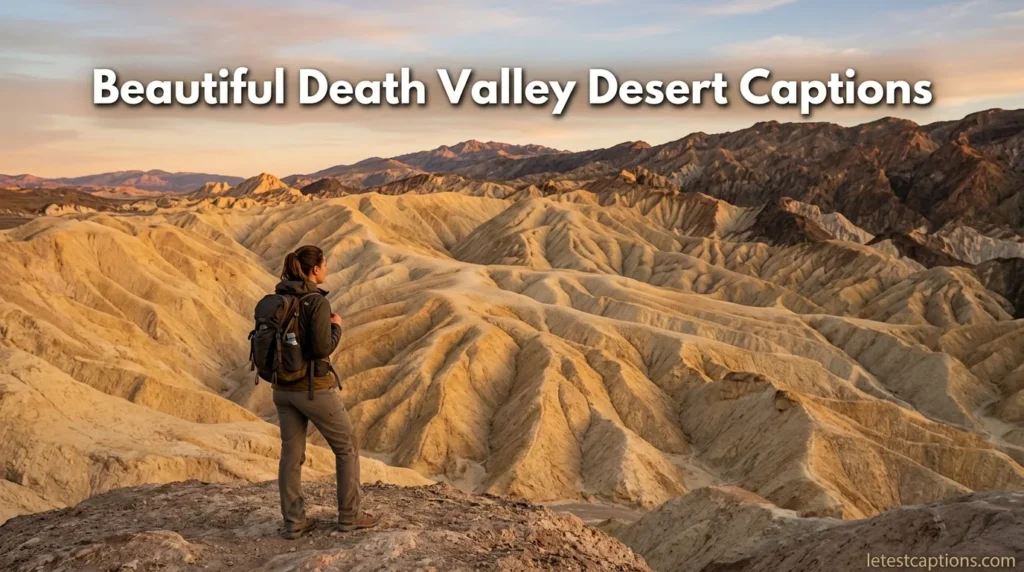 Beautiful Death Valley Desert Captions