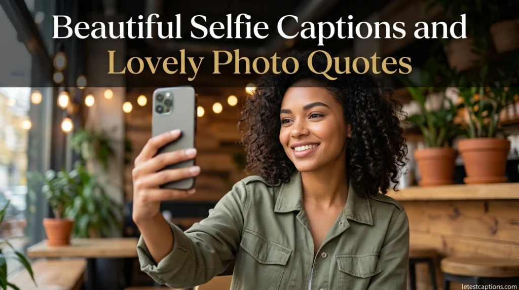 Beautiful Selfie Captions and Lovely Photo Quotes