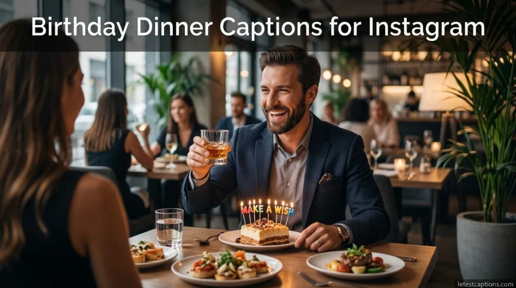 Birthday Dinner Captions for Instagram