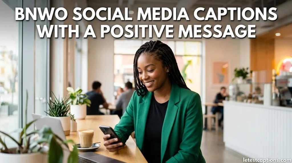 BNWO Social Media Captions With a Positive Message