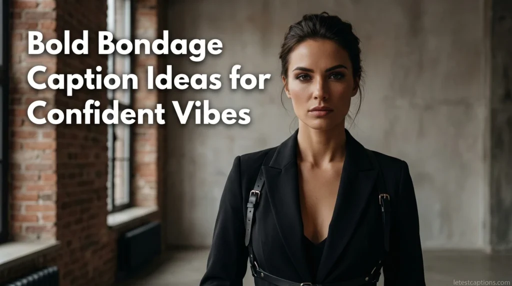 Bold Bondage Caption Ideas for Confident Vibes