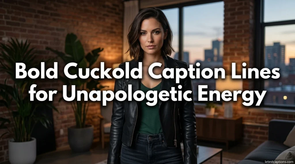 Bold Cuckold Caption Lines for Unapologetic Energy