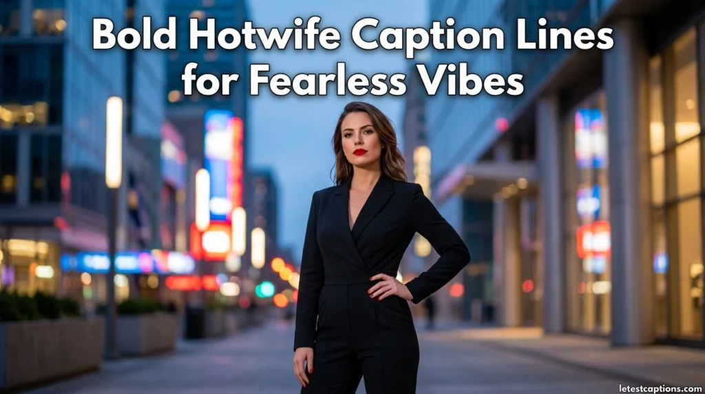 Bold Hotwife Caption Lines for Fearless Vibes