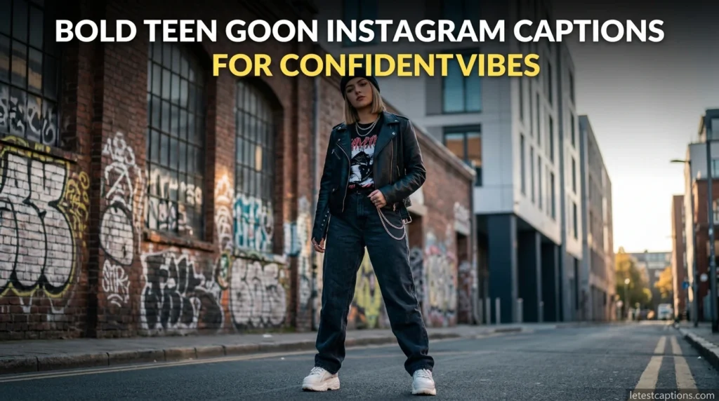 Bold Teen Goon Instagram Captions for Confident Vibes