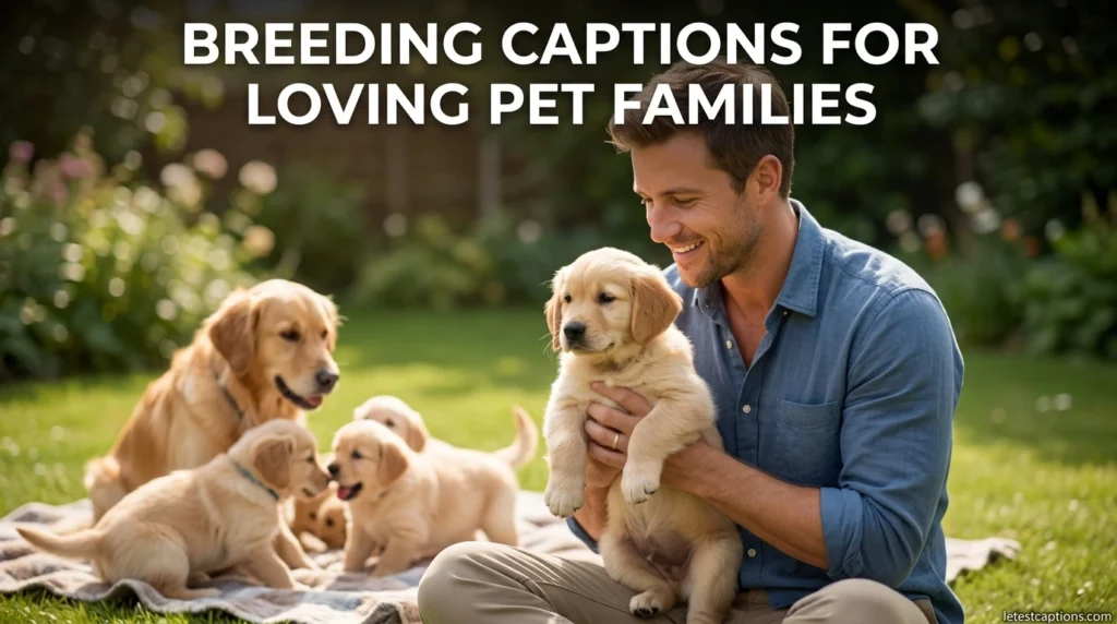 Breeding Captions for Loving Pet Families