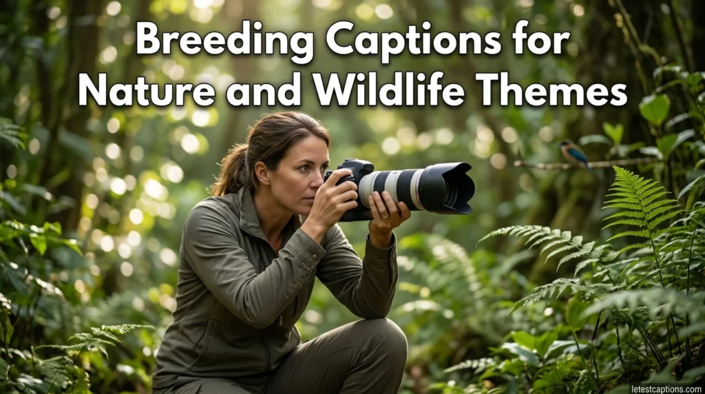 Breeding Captions for Nature and Wildlife Themes