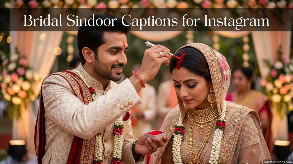 Bridal Sindoor Captions for Instagram