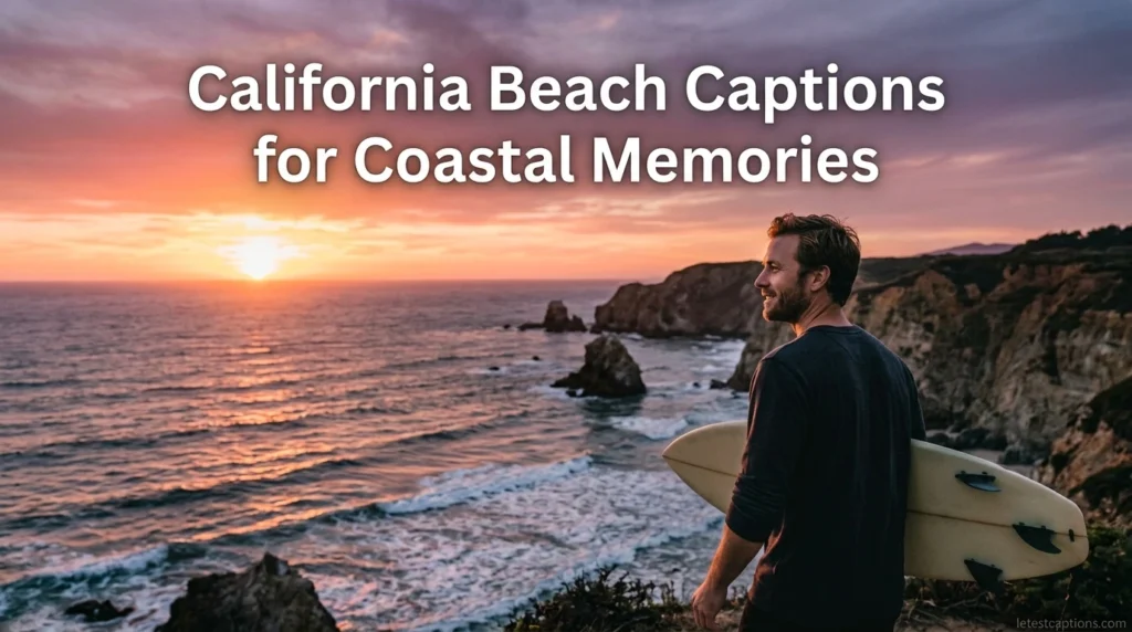 California Beach Captions for Coastal Memories