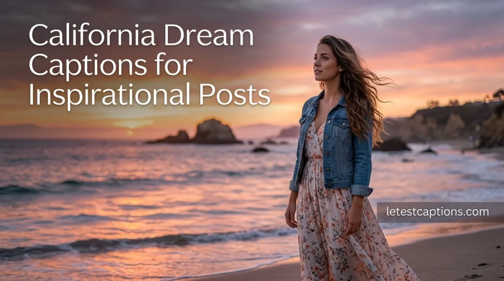 California Dream Captions for Inspirational Posts