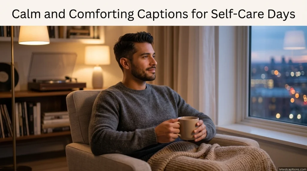 Calm and Comforting Captions for Self-Care Days